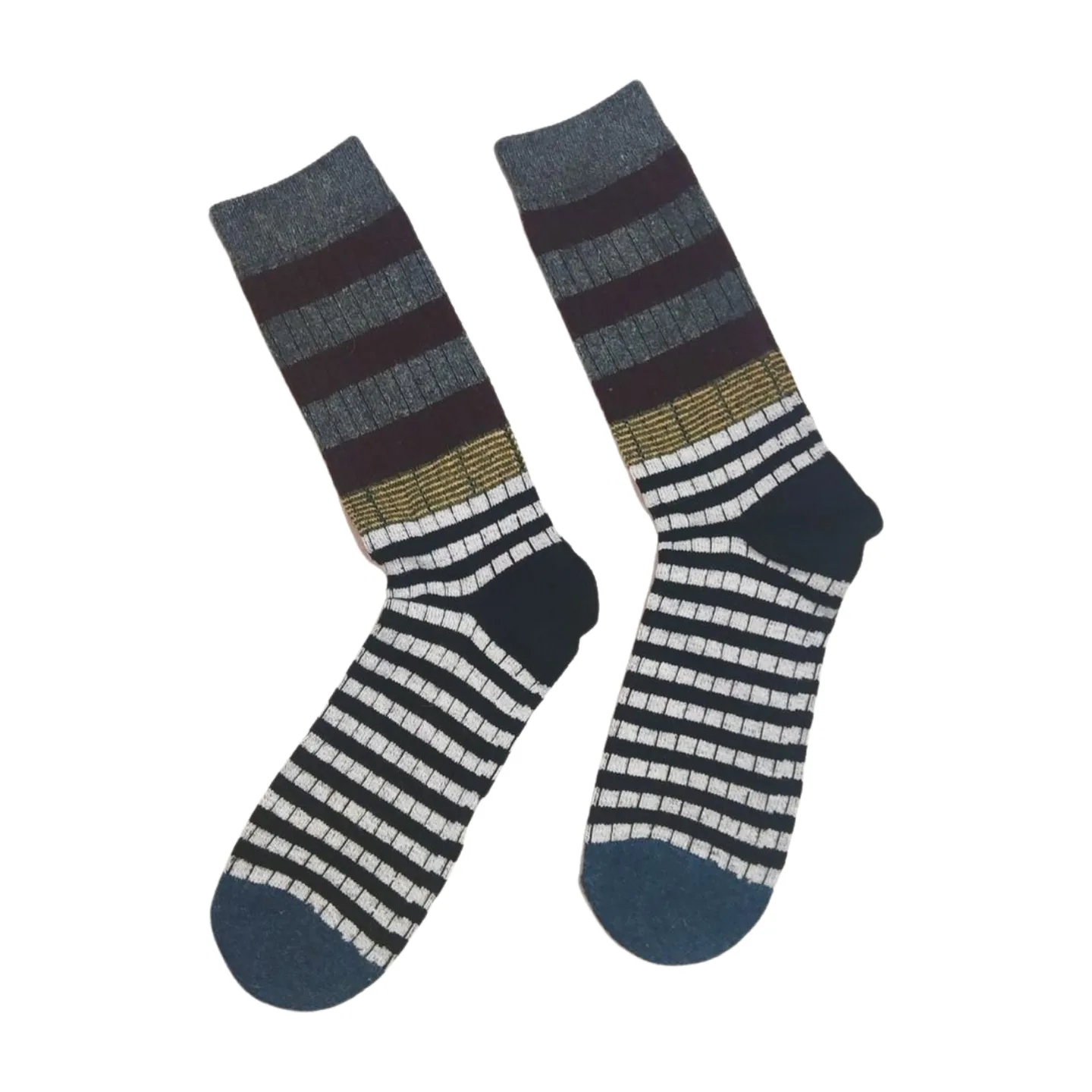 1000177677 calcetines rayas negro
