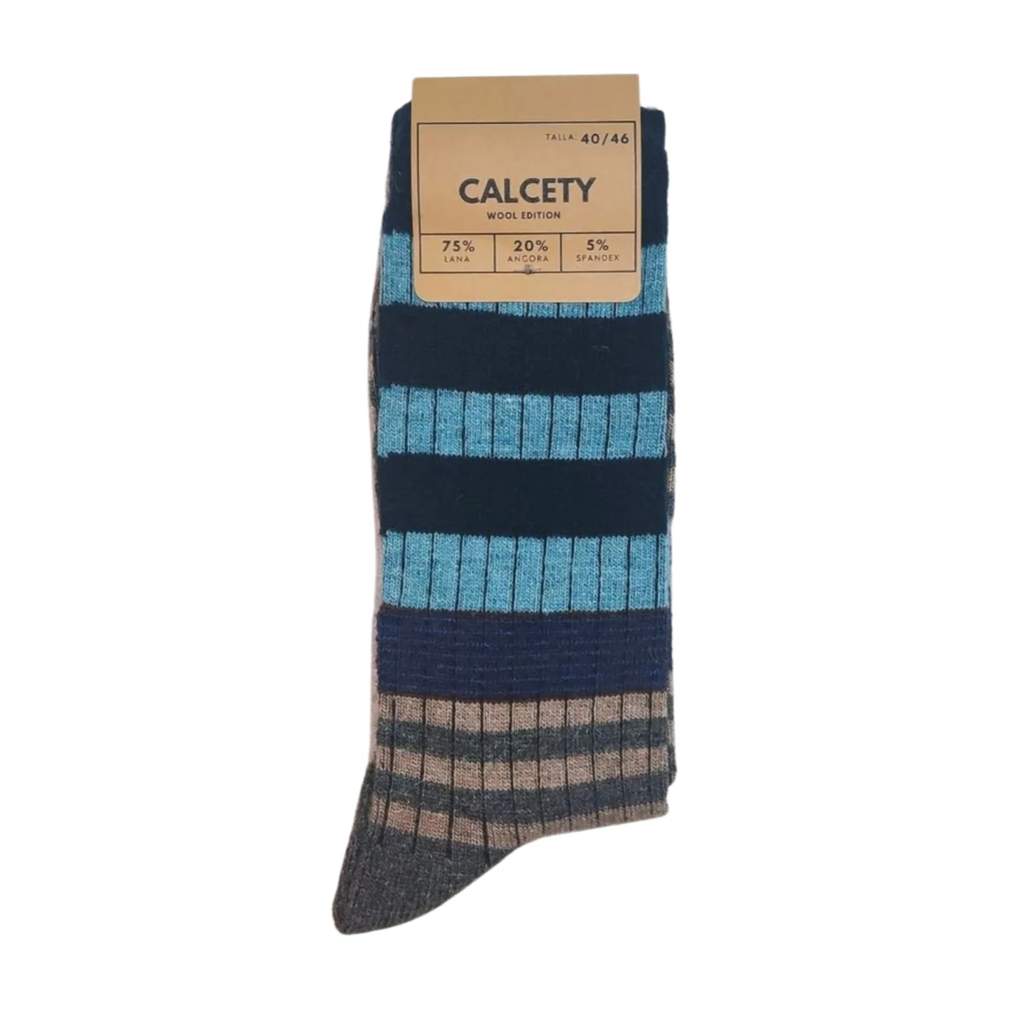 Calcetines Rayas Azul