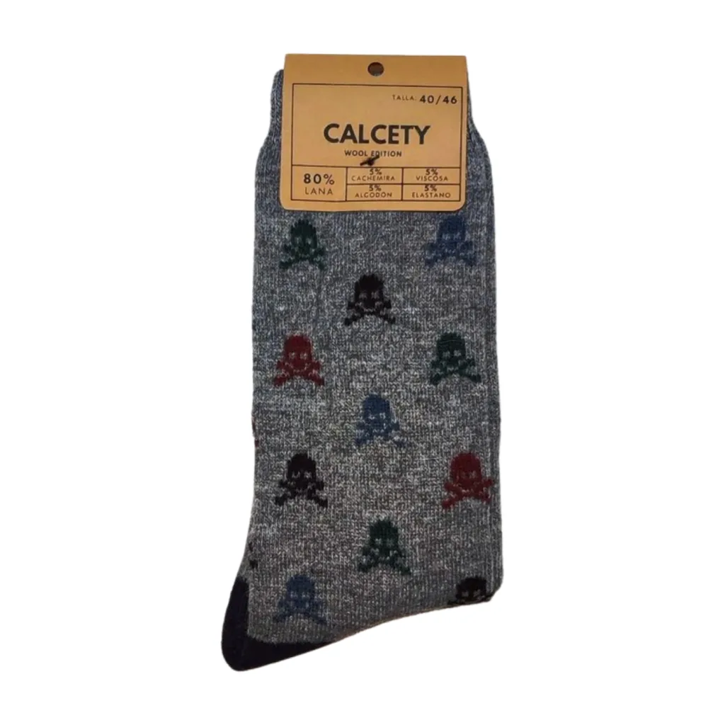 calcetines skull gris