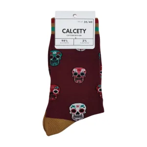 calcetines catrina granate