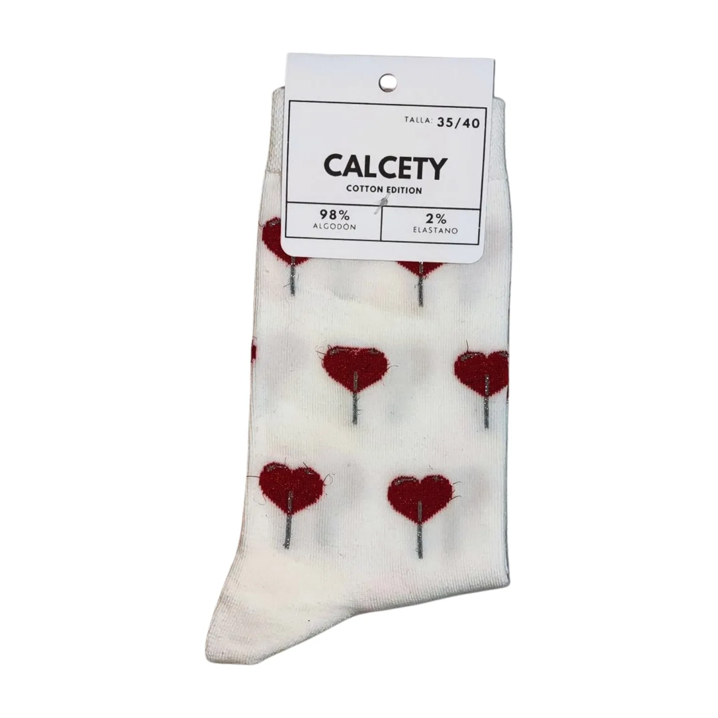 calcetines sweet heart blanco calcetines sweet heart blanco