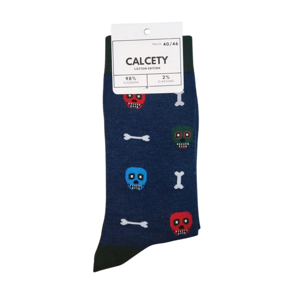 calcetines bones azul claro