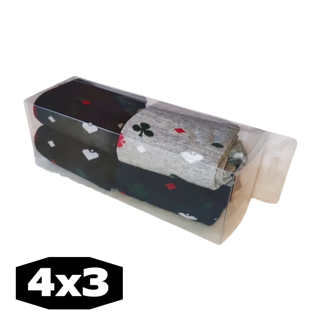 pack calcetines poker 4x3