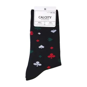 calcetines poker negro