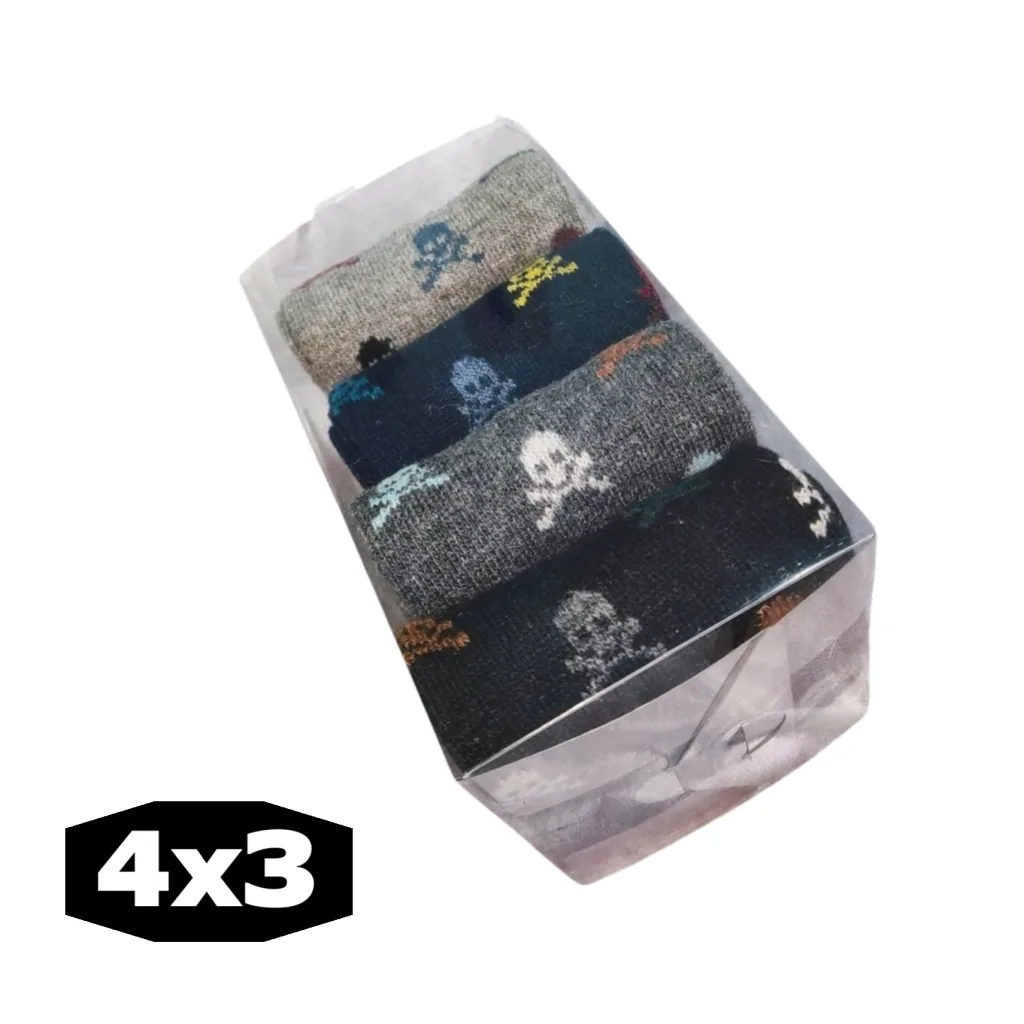 pack calcetines skull 4x3