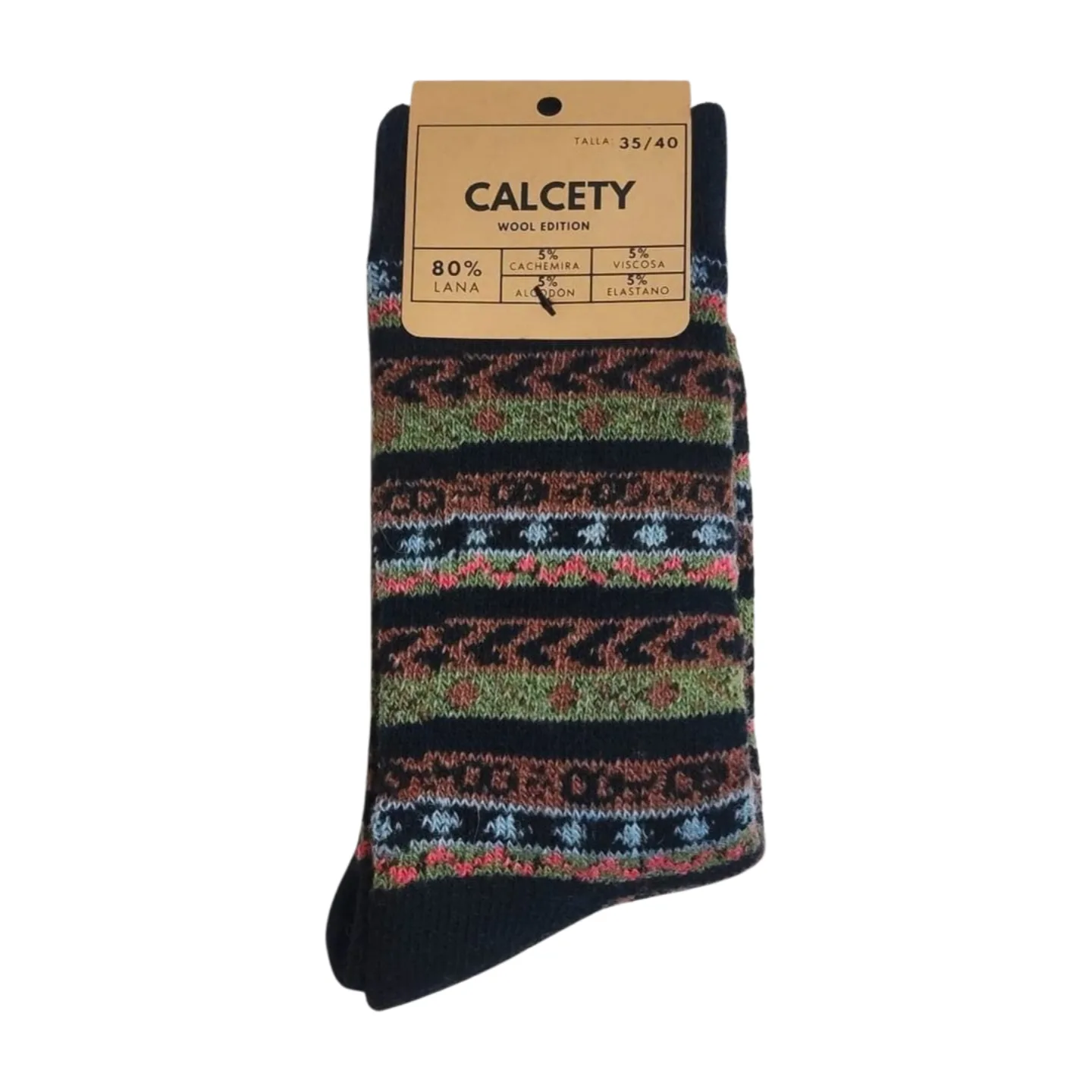 calcetines nordic fluffy negro