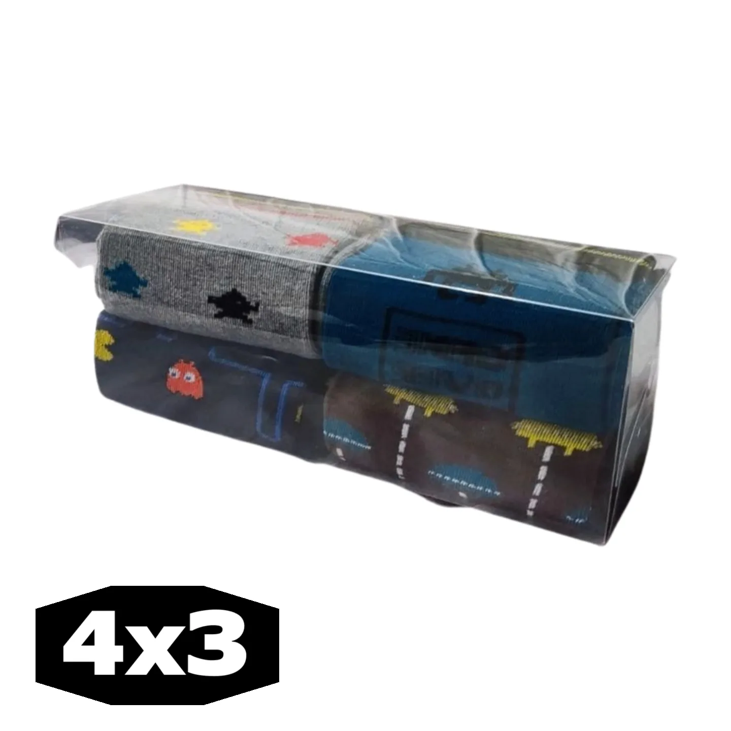 pack calcetines retro gamer 4x3 pack calcetines retro gamer 4x3