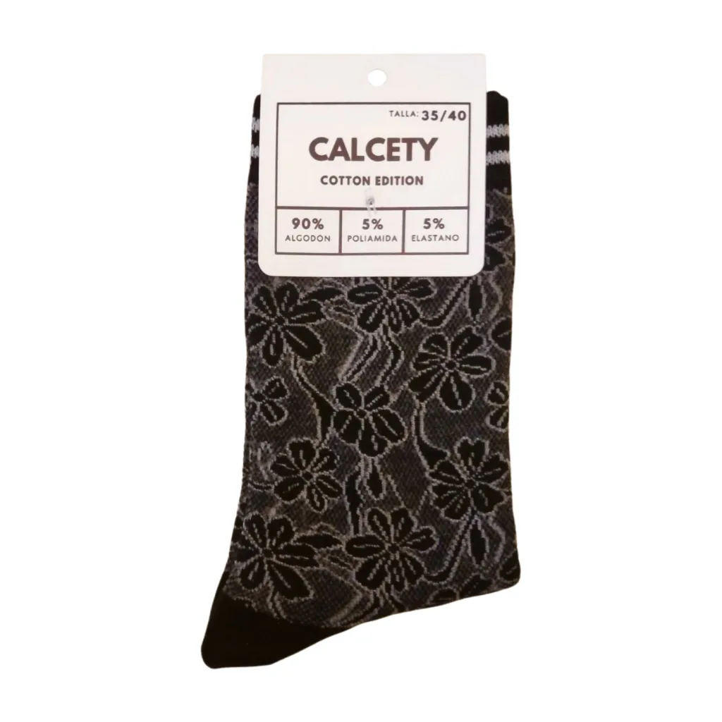 calcetines bloom negro