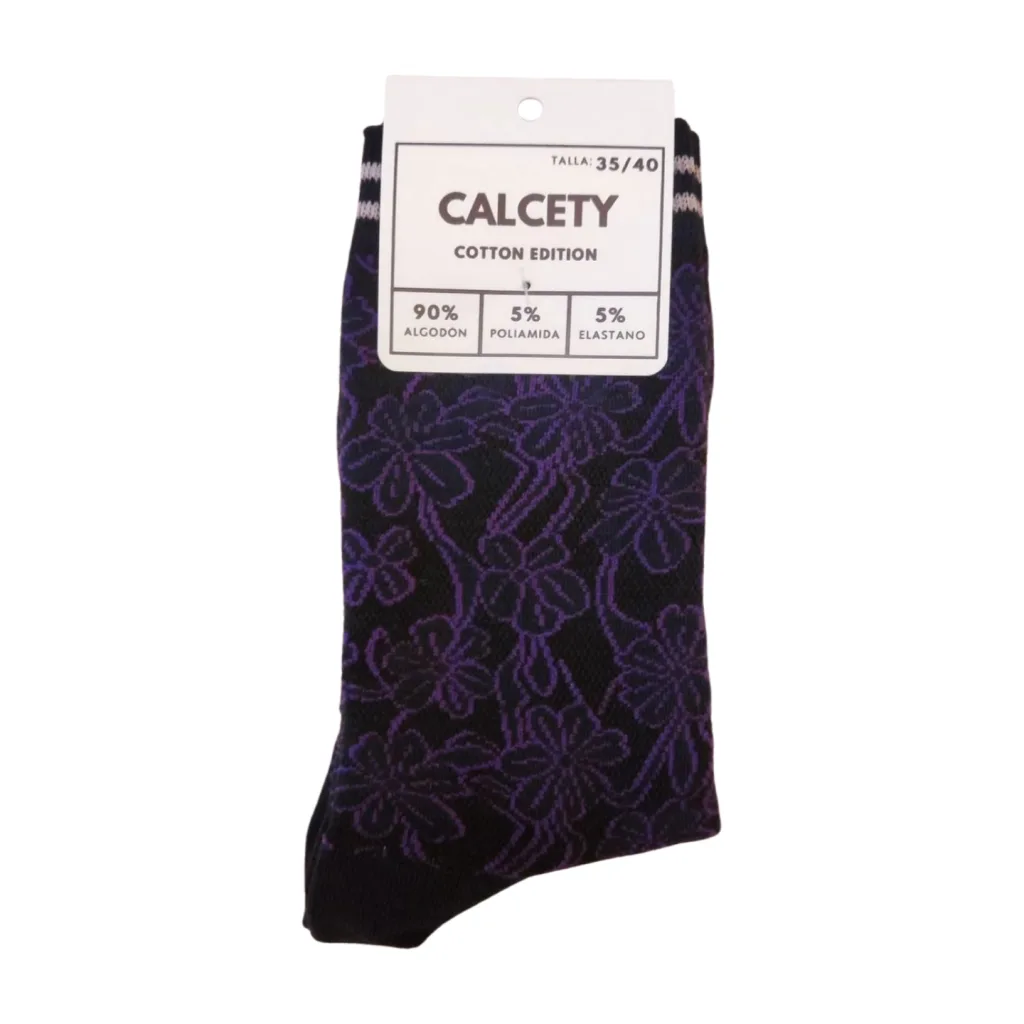 calcetines bloom morado