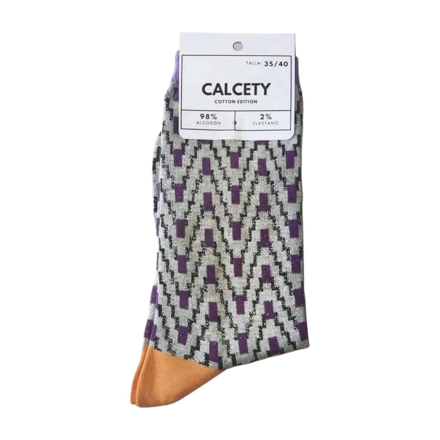 calcetines brillo lila calcetines brillo lila