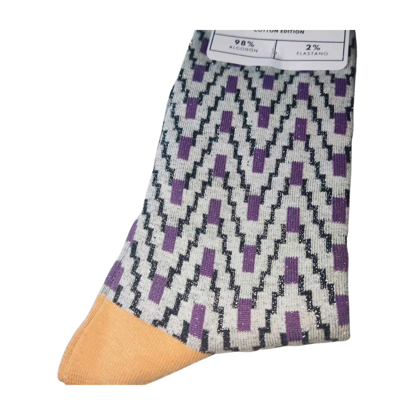 calcetines brillo lila calcetines brillo lila