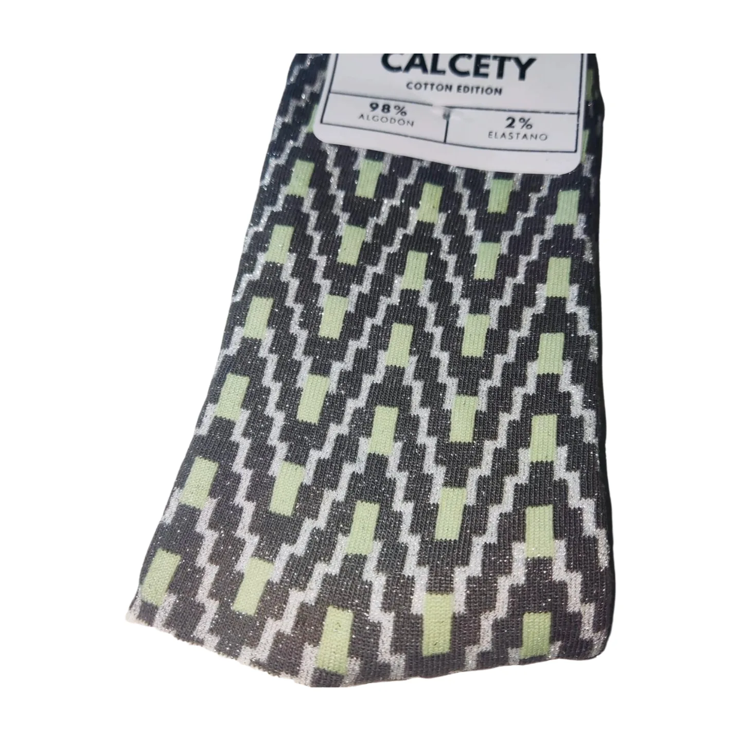 calcetines brillo verde 2 calcetines brillo verde 2