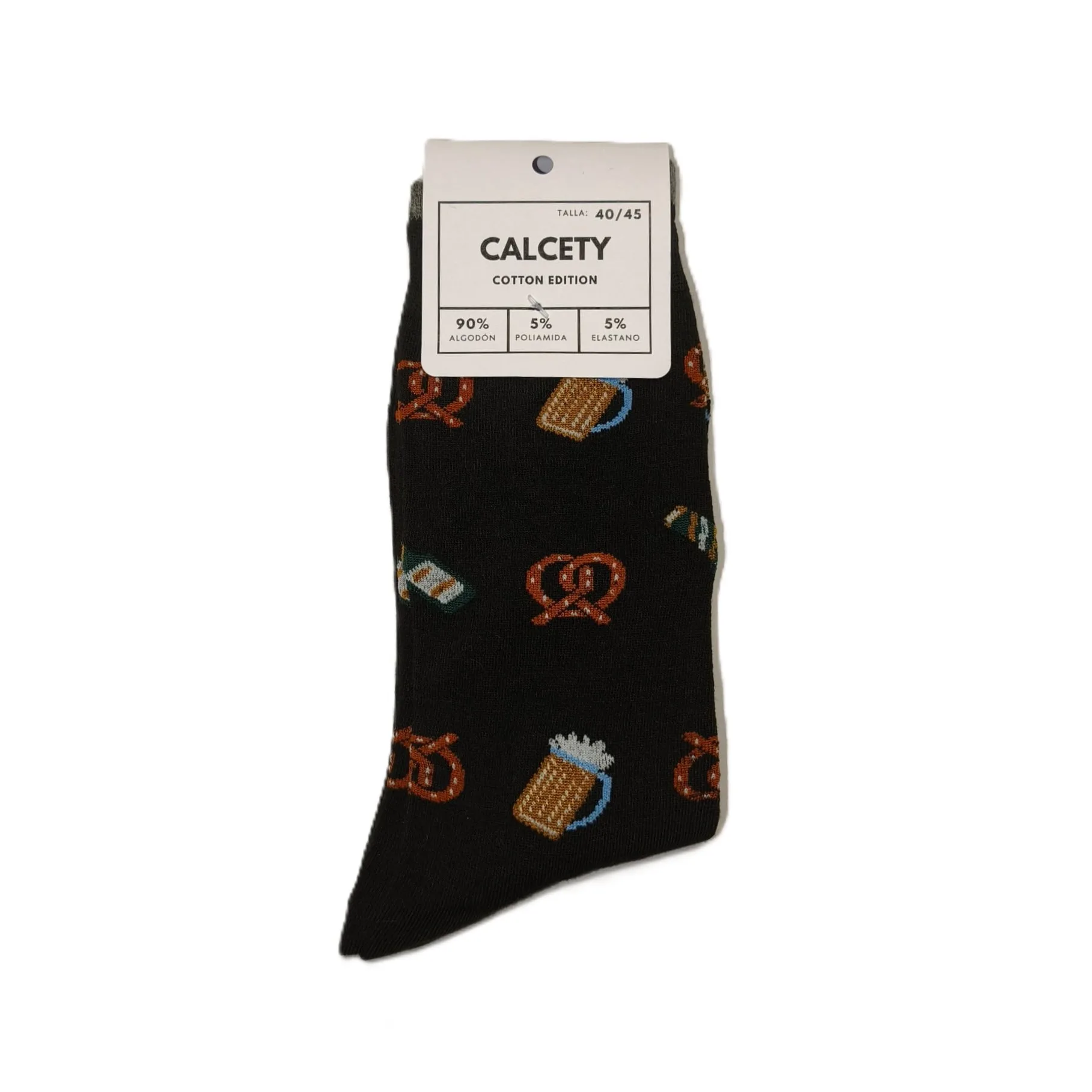 calcetines oktober negro calcetines cervezas negro